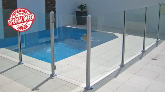 Üvegkorlát akció – alumínium oszlopos rendszer