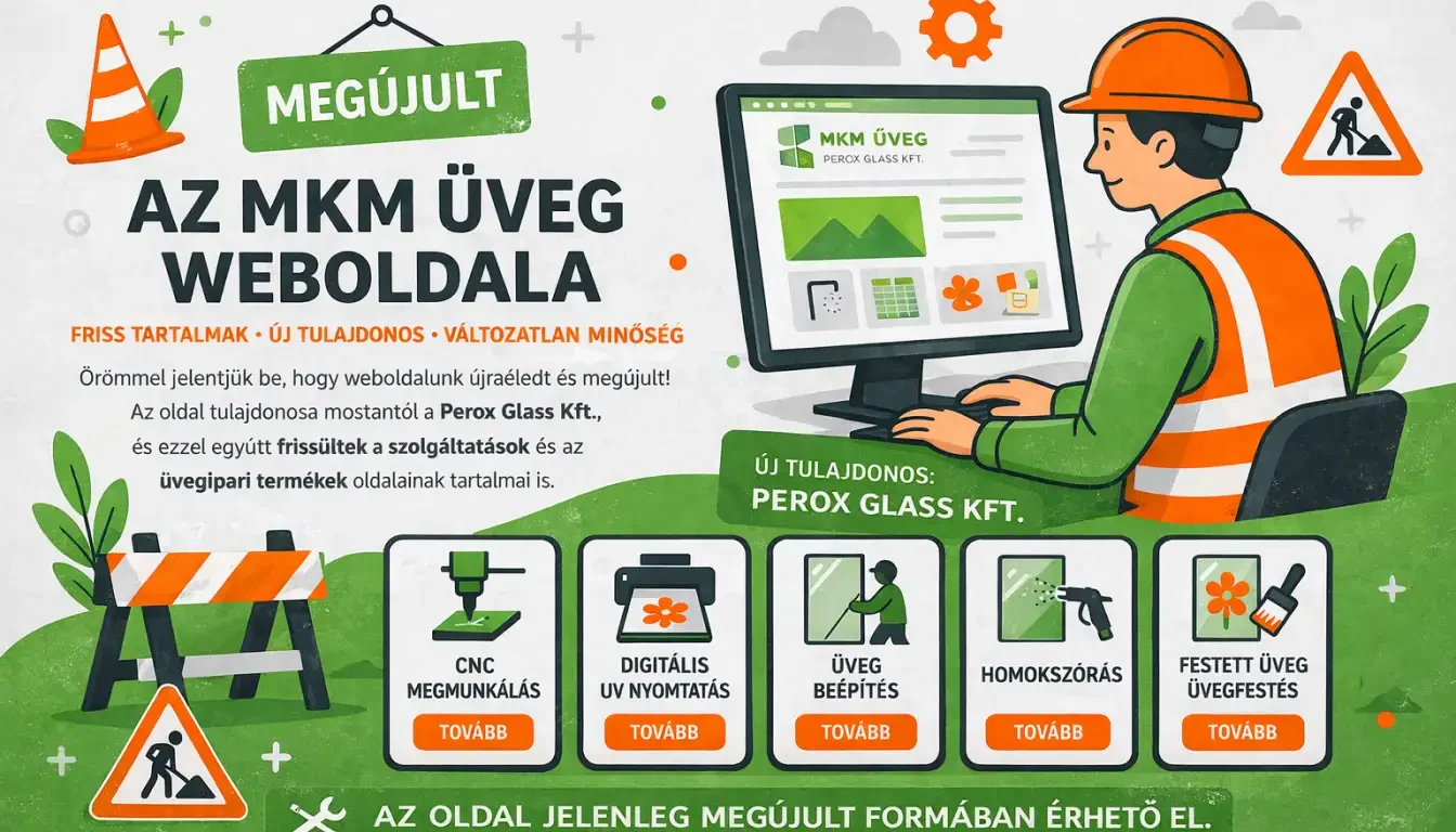 Megújul az MKM Üveg weboldal.