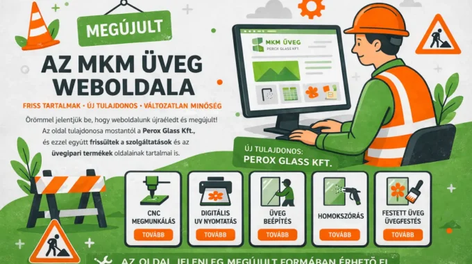 Megújul az MKM Üveg weboldal.
